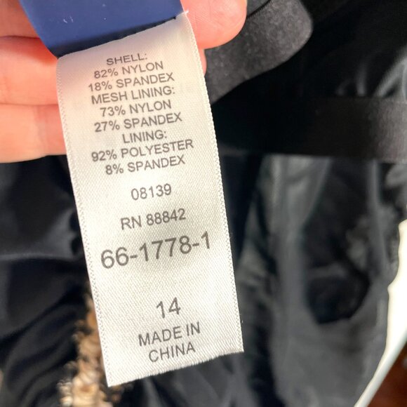 Swimsuits for All One Piece Sz 14 Animal Print NWOT - Picture 8 of 11